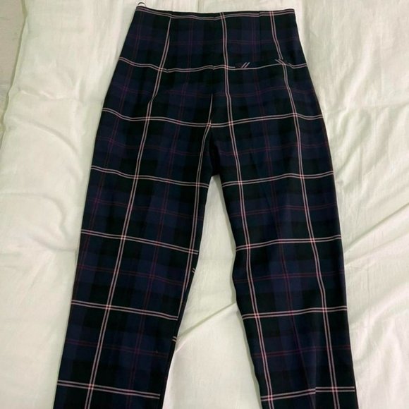 Plaid straight leg pants - Picture 3 of 4